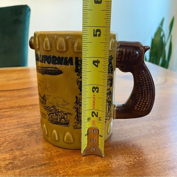 Vintage Straight Shooter Wells Fargo Knotts Berry Farm 40s-50s Mug Rare - Picture 13 of 15